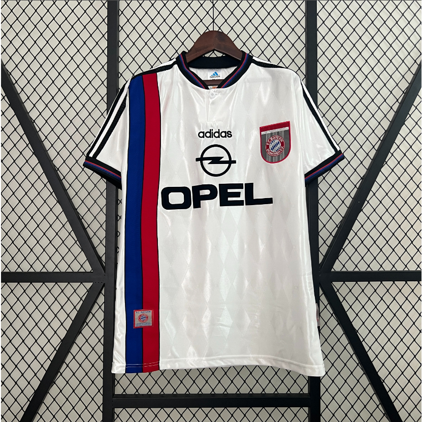 Camisa De Futebol retro Bayern Munique 96/98 Fora 1-1