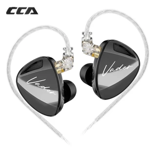 KZ Vader Triple-Driver Fones De Ouvido Com Monitor Dinâmico No Microfone HIFI Fone Cancelamento De Ruído ZAX ZSX ZVX ZAR D-FI PR2
