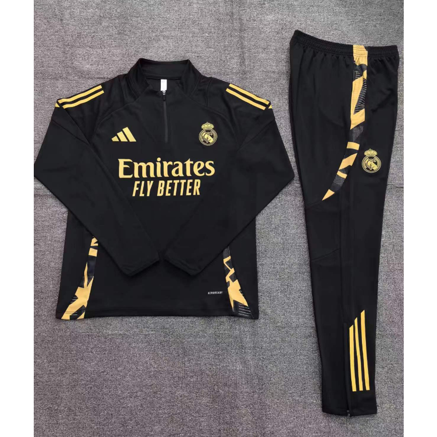 2024/25 Conjunto de Time Manga Longa RM Treino Kit De Treinamento ...