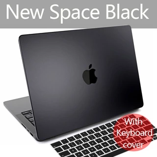 2024 Nova Capa Space Black Metal Compatível Com Macbook Air M3 M2 M1 A2681 A2941 A3113 A2337 Dura Para Pro13 14 Polegadas A2338 A2289 A2442 A2918 De Teclado Gratuita