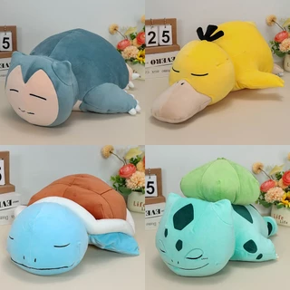 42-57cm Pokemon Plush Toy Psyduck Snorlax Dragonite Squirtle Bulbasaur Almofada De Sono Brinquedos De Pelúcia Boneca Recheada Suave Para Crianças Presentes