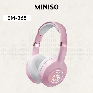 Miniso × Sanrio EM-368 Fone De Ouvido Bluetooth Sem Fio Jogo De Redução De Ruído Físico De Baixa Latência RGB Luz Ambiente 5.2