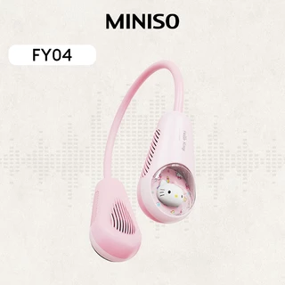 Miniso × Sanrio FY04 Ventilador De Pescoço Pendurado Leve Simulado De Vento Natural Três Velocidades Silencioso