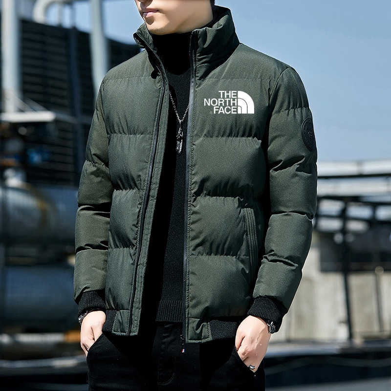 Jaqueta com colarinho acolchoada para homens Inverno Novo Estilo Coreano Versão coreana Trendy Thickened Casual Padded Jacket All-Match Stand Collar Jacket Padded