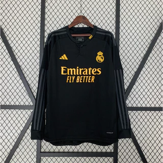 24/25 Camisa De Manga Comprida Real Madrid Football Hot Selling jersey Terceiro Jogo Fora S-3XL