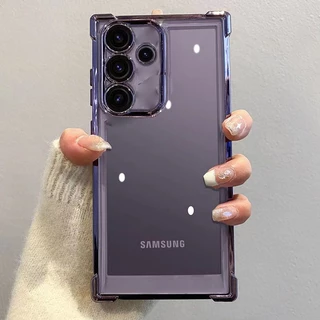 Para Samsung Galaxy A15 A25 A35 A55 A54 A34 A53 4G 5G Estojo Transparente Com Proteção Da Câmera Duro À Prova De Choque
