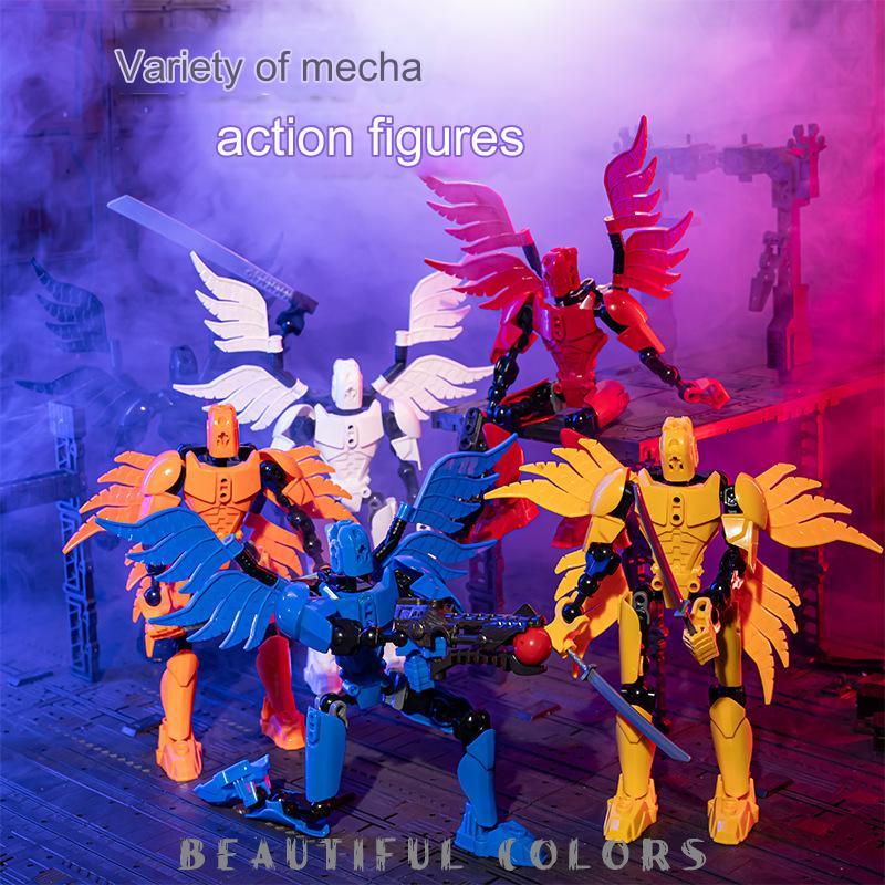 Boneca Robô Móvel Multi-joint Descompressão da Sorte 13 Bonecas Figura Power Toy