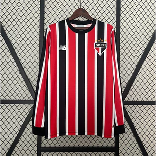 24-25 Manga Longa São Paulo Camisa Esportiva De Alta Qualidade Tailandesa 1 : 1