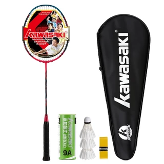Kawasaki Badminton Rackets EXPLORER X260 4U 18-26LBS Autêntico Iniciante Em Fibra De Carbono Avançado