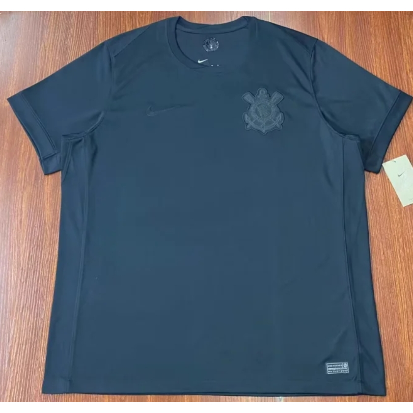 24/25 Corinthians away black Bordado Tailândia Camisa Esportiva De Futebol De Manga Curta top