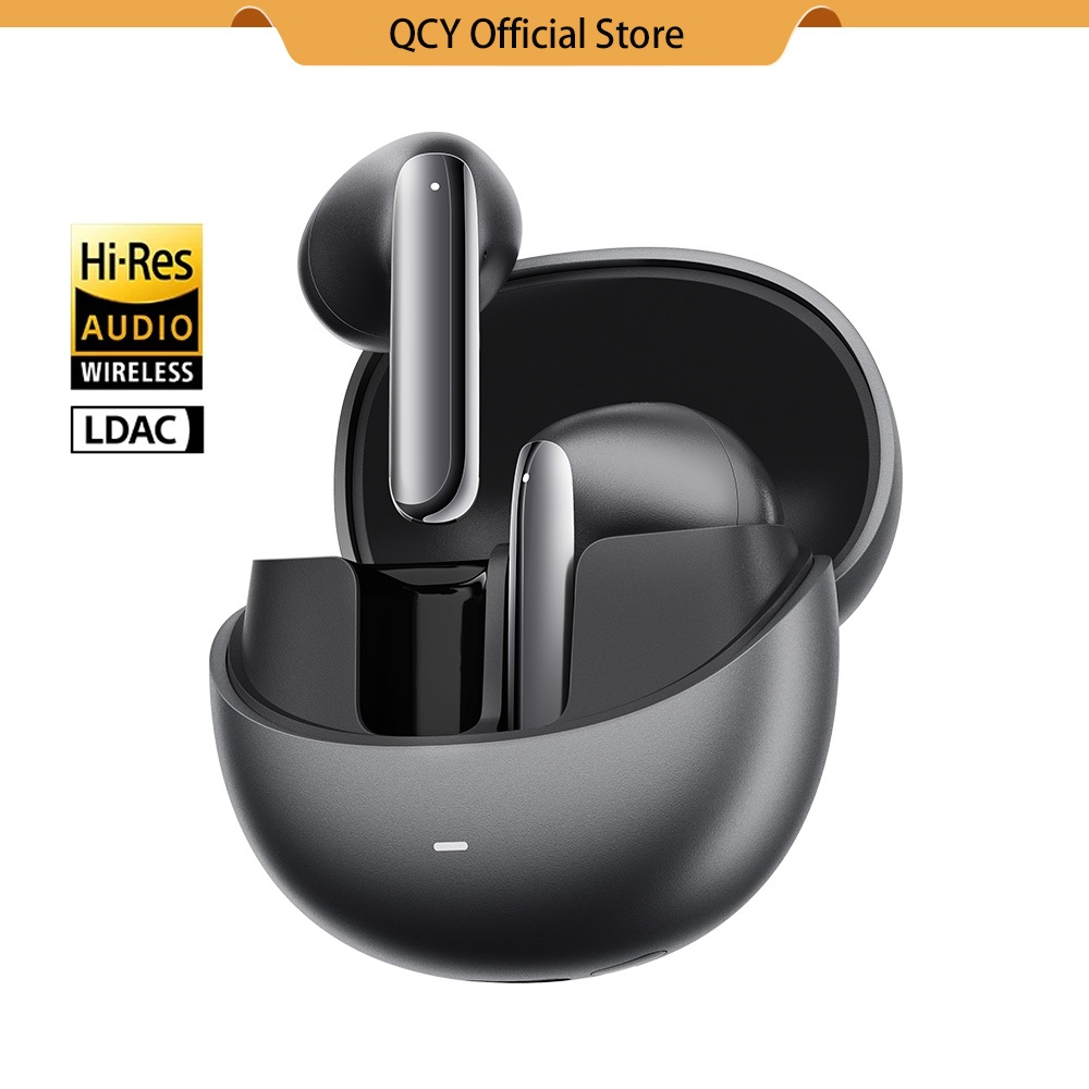 QCY HT10 AilyBuds Pro + Earbuds Sem Fio Hi Res LADC Áudio ANC Adaptativo Cancelamento Ativo De Ruído