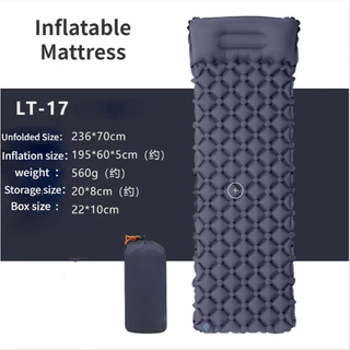 Adicionar À Lista De Desejos Colchão Insuflável De Camping Exterior Com Almofada Ultralight Hiking Travel Pump Embutido