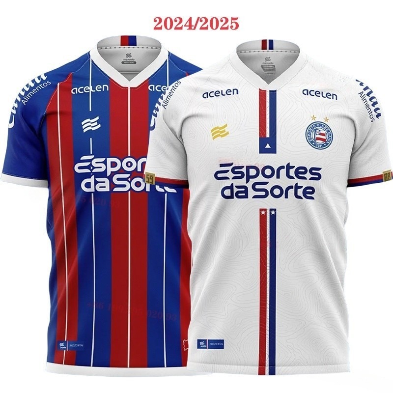 camisa do bahia 2024 nova Home/Away camisa de futebol 1:1 Personalização personalizada