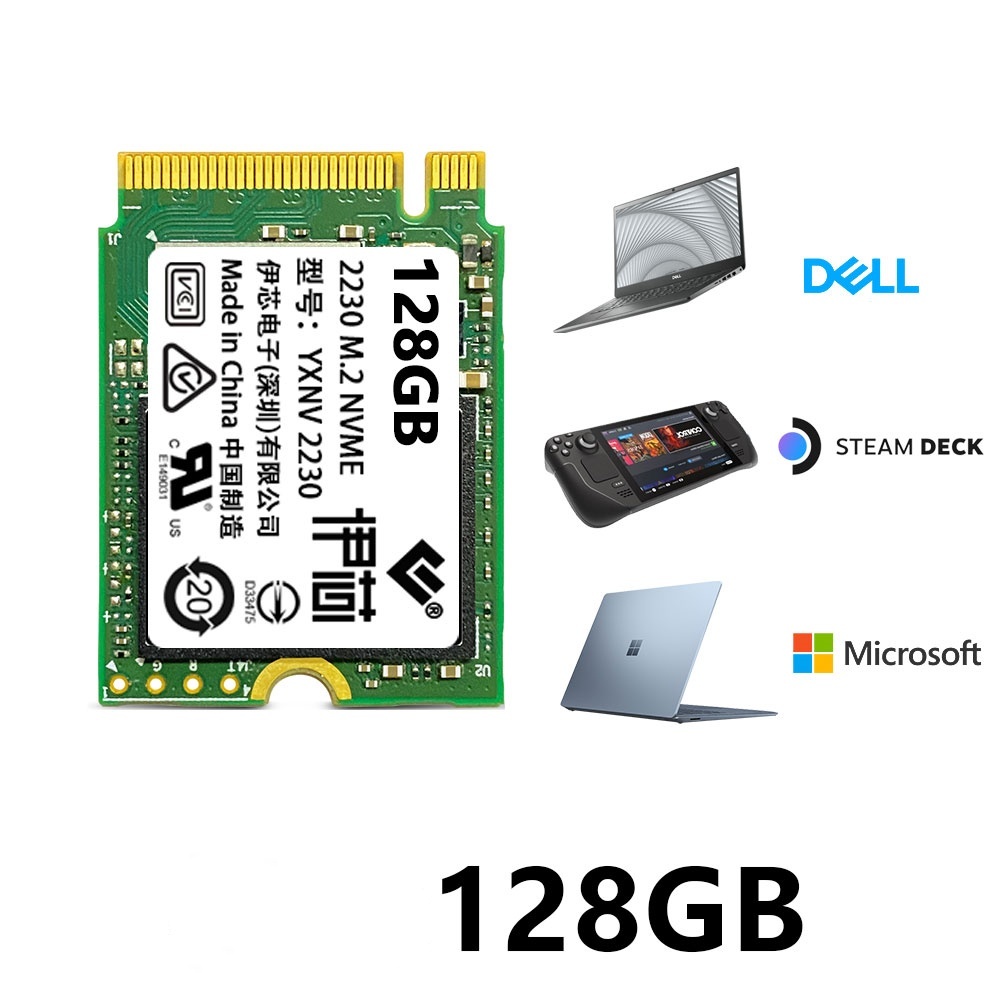 Novo M . 2 2230 SSD 1TB 512GB 256GB 128GB NVMe PCIe Para Microsoft ...