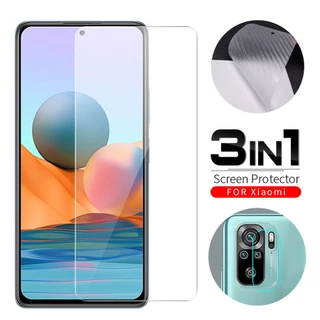 3 Em 1 Película 3D Vidro Câmera pelicula traseiro pelicula para Xiaomi 13 13T 14 Pro Redmi Note 13 Pro Plus + 12 12s 11 10 9 8 7 Pro Plus 11s 10s 9s Mi 11 Lite 13 12 9T 10T 11T 12T Pro Redmi 13C 10 12 9T C12 10C 10A 9 POCO X6 Pro F5 Pro C65 X3 NFC X4 X5
