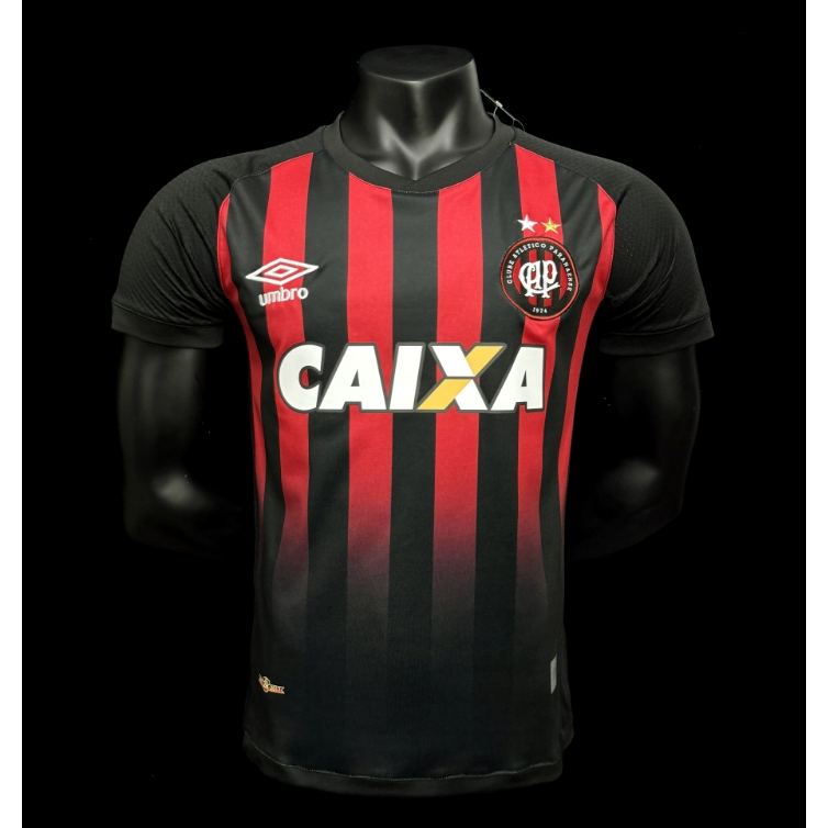 Retro 2018 Atlético Paranaense Home Camisa De Futebol Masculino Esportiva Thai Versão 1 : 1