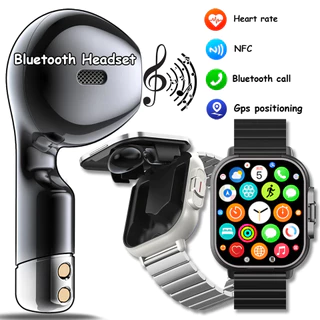 2024 Novos Fones De Ouvido Smartwatch Earbuds 2 Em 1 Sem Fio Bluetooth TWS Chamada De Fone À Prova D'água Pressão Arterial Homens Mulheres Presente