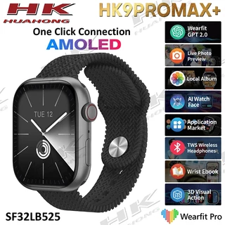 2024 HK9 Pro MAX +/HK9 ULTRA2 RAM 2GB GEN 4 AMOLED Relógio Inteligente Homens Mulheres Compasso Smartwatch Série 9 De Pressão Arterial De Toque Suave