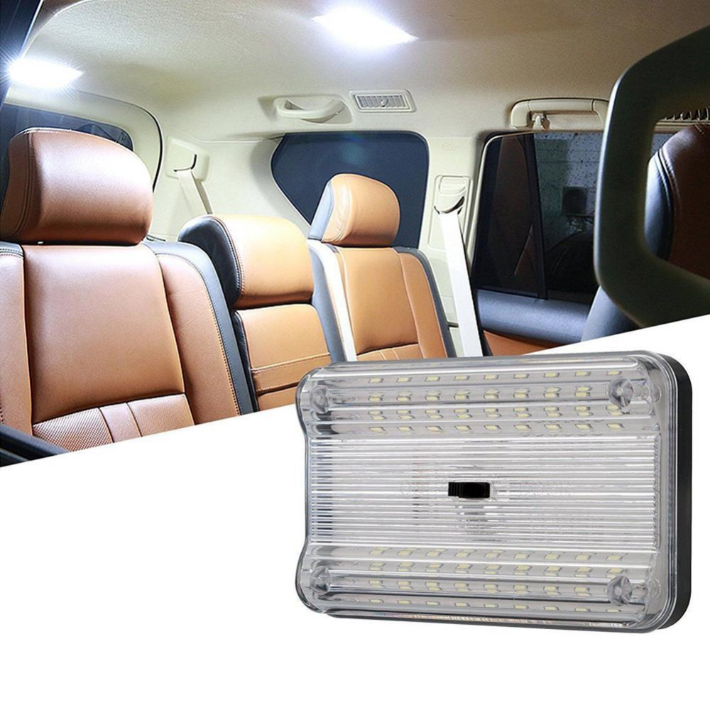 1Pcs 12V 36LED Luz De Teto Com Interruptor Leitura No Interior Do Carro ...