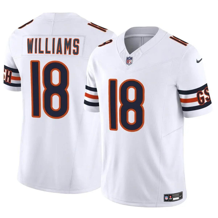 Camisa NFL Chicago Bears Rome Odunze 2024 Draft First Round Pick Regata Limitada Camiseta De Futebol Americano Jersey