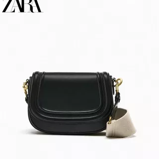 Zara Ladies Messenger Bag /2024 Novo Estilo Bolsa Feminina Saco de Ombro com Alça Larga Sela para o Ombro