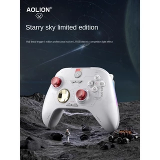 AOLION Controlador Sem Fio Bluetooth Hall Gatilho Linear Para PC/Switch/iOS Conexão Multi Plataforma RGB Efeito De Iluminação Esportiva