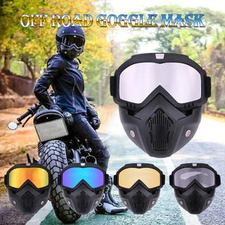 Máscara Para Motocicletas Esportiva Ao Ar Livre Óculos De Proteção Snowboard Eyewear Riding Motocross Summer UV À Prova De Poeira