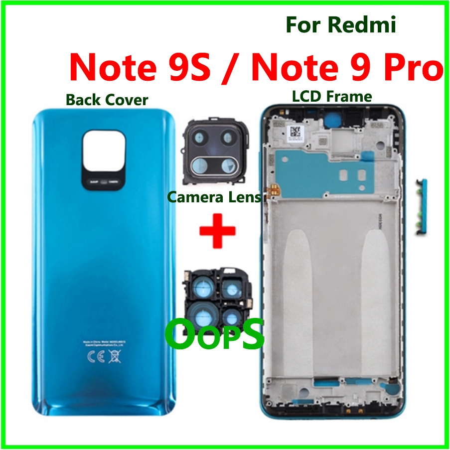 Per Xiaomi Note 9 9S Fotocamera Posteriore Vetro Lente