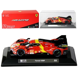 Bburago 1 : 43 Le Mans Rally Campeão Ferrari 499p # 51 Modelo Diecast De Carro De Corrida Presentes De Coleção De Brinquedos