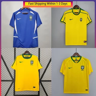 Brasil Retro Home Away Yellow Blue
