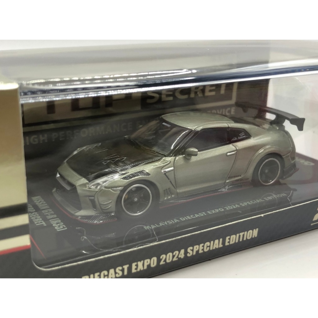 INNO64 Nissan R35 Top Secret Malásia Diecast Expo MDX 2024-Carro