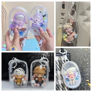 Bolsa Misteriosa Organizadora De Bolsas Carteira Doll Thicken Caixa De Armazenamento Clássica Transparente
