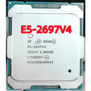 YZX Xeon E5-2697V4 E5-2697 V4 2697V4 E5 SR2JV 2.30GHz 18-Cores 45M LGA2011-3 Processador De CPU De Mesa