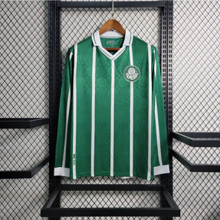19993 Palmeiras Retro Camisa De Manga Comprida De Alta Qualidade S-4XL