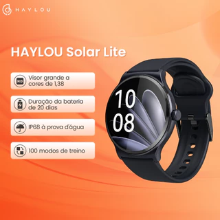 Haylou Solar Lite 1.38"Display Relógios Inteligente À Prova D