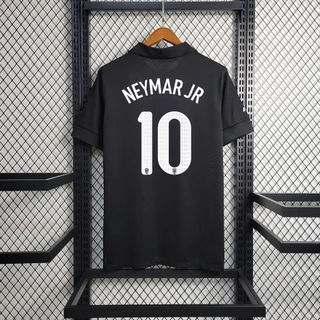 13-14 Brasil Edição Especial Jersey NEYMAR JR#10 Camisa de manga curta preta estilo clássico Jersey Camisa de alta qualidade