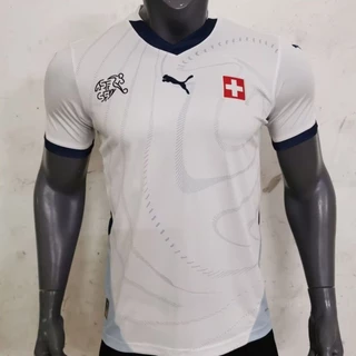 2024 Campeonato Europeu Suíça longe camisa de futebol de alta qualidade