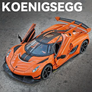 1 : 24 E 1 : 32 KOENIGSEGG Modelos De Carros Esportivos De Liga Leve Fundidos Sound Light Car Entusiastas Série De Brinquedos De metal Para Crianças Presentes De Aniversário