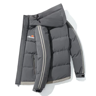 2024 Novo Estilo de Inverno Casaco Quente Acolchoado para Homens com Capuz Espesso Casaco Casual Acolchoado para Jovens Bonito Casaco Acolchoado para Jovens de Tamanho Grande Moda Moda Moda a Frio Acolchoado