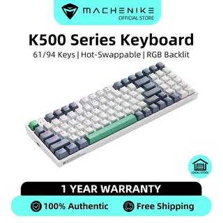 Teclado Mecânico Machenike Série K500 , Com Luz De Fundo RGB