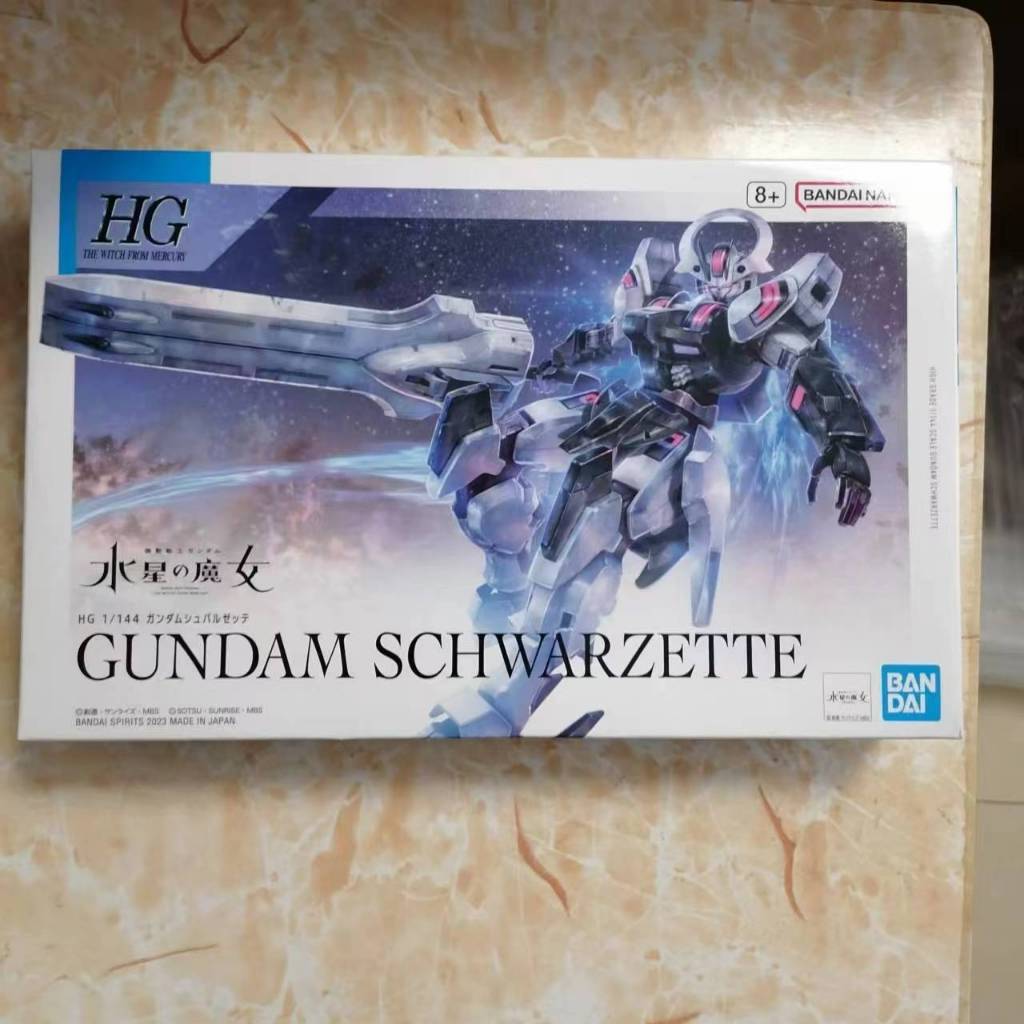 BANDAI GUNPLA HGTWFM HG 1/144 GUNDAM SCHWARZETTE Modelo De Brinquedo Plástico De Alta Qualidade