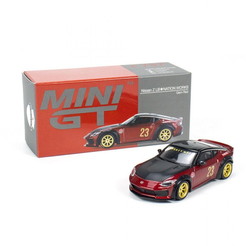 Mini GT MGT00737-BOOK-ENG 737 1/64 NISSAN Z LB Nacional De