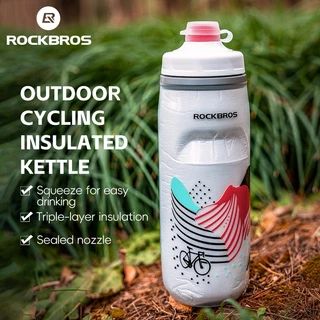ROCKBROS Bicicleta De Água Garrafa De Estrada Mtb Isolamento De Copo E Preservação Do Frio Equipamento Esportivo Equitação Ao Ar Livre