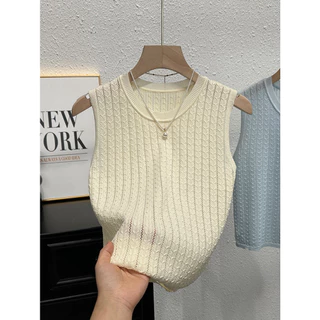 Camisole Women Summer Inner Wear Slimmer Look Camisa de malha para o fundo