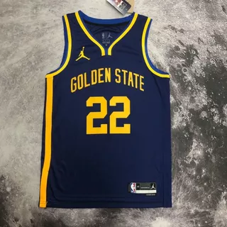 Hot Pressed Men's NBA Golden State Warriors Regatta Andrew Wiggins Camiseta Do Jogador De Basquetebol Jersey