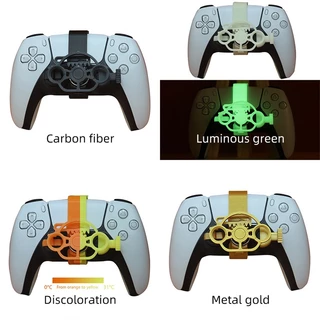 [Ofertas especiais em estoque] 3D Mini Volante Controle PS5 Jogos De Corrida Fibra De Carbono Envio Imediato Pronta Entr