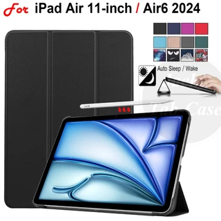 Para iPad Air 11 Polegadas (M2) 2024 6 Air6 6th gen A2899 A2900 A2902 Capa Magnética De Couro PU