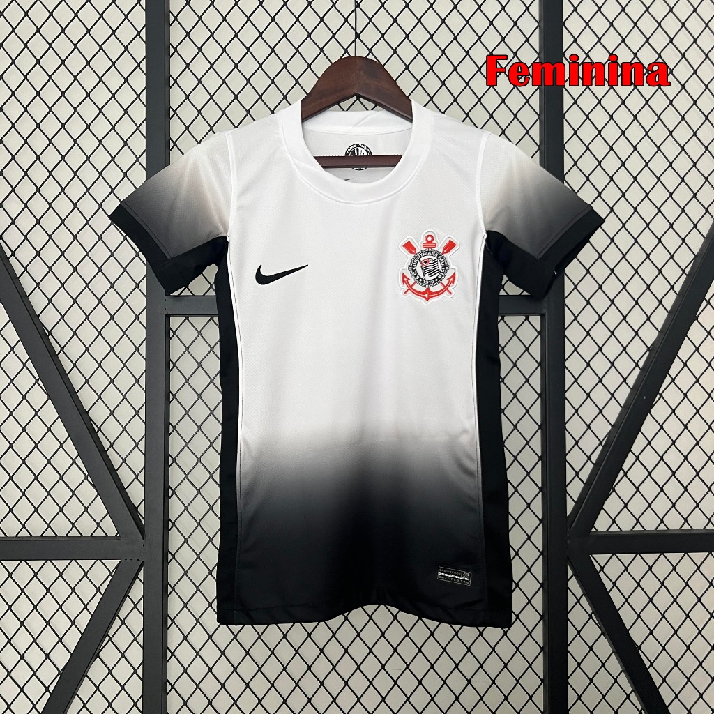 Feminina 24-25 nova casa Camisola de Futebol HOME Feminino