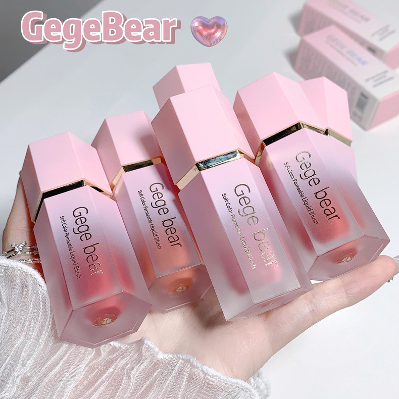 Gege bear urso Soft Color Pó Transparente Blush Líquido Hidratante ...