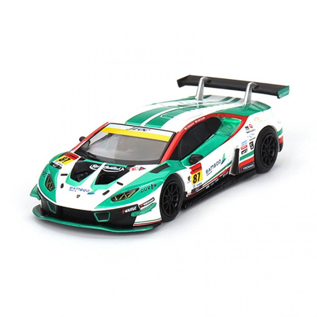 Mini GT MGT00689-L 689 1/64 LAMBORGHINI HURACAN GT3 EVO No . 87 BAMBOO AIRWAYS JLOC 2023 SUPER Série DIECAST Modelo Carro Escala